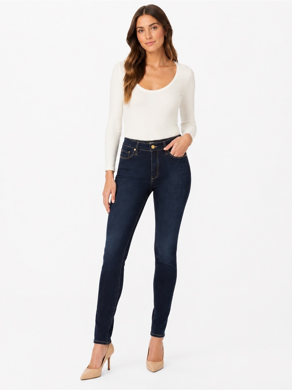 PAIGE Margot Ultra Skinny Jeans Womens 30 High Rise Dark Wash Stretch Denim